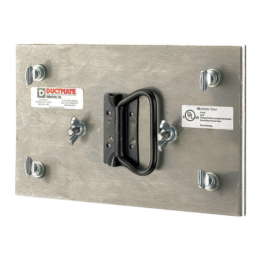 DUCTMATE Access Door,14 In. H,14 In. W,Uncoated 6EKD2