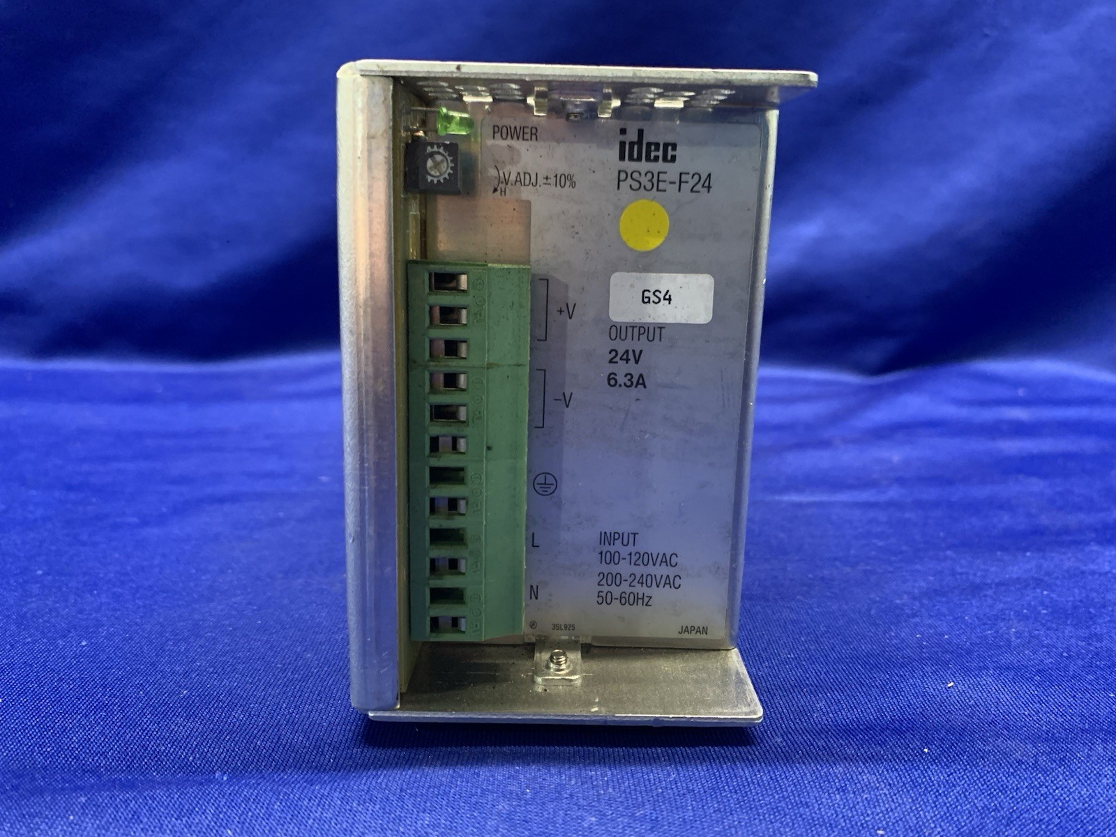Idec PS3E-F24 PS3E-F-PK511 24V DIN Industrial Power Supply – Untested – Read