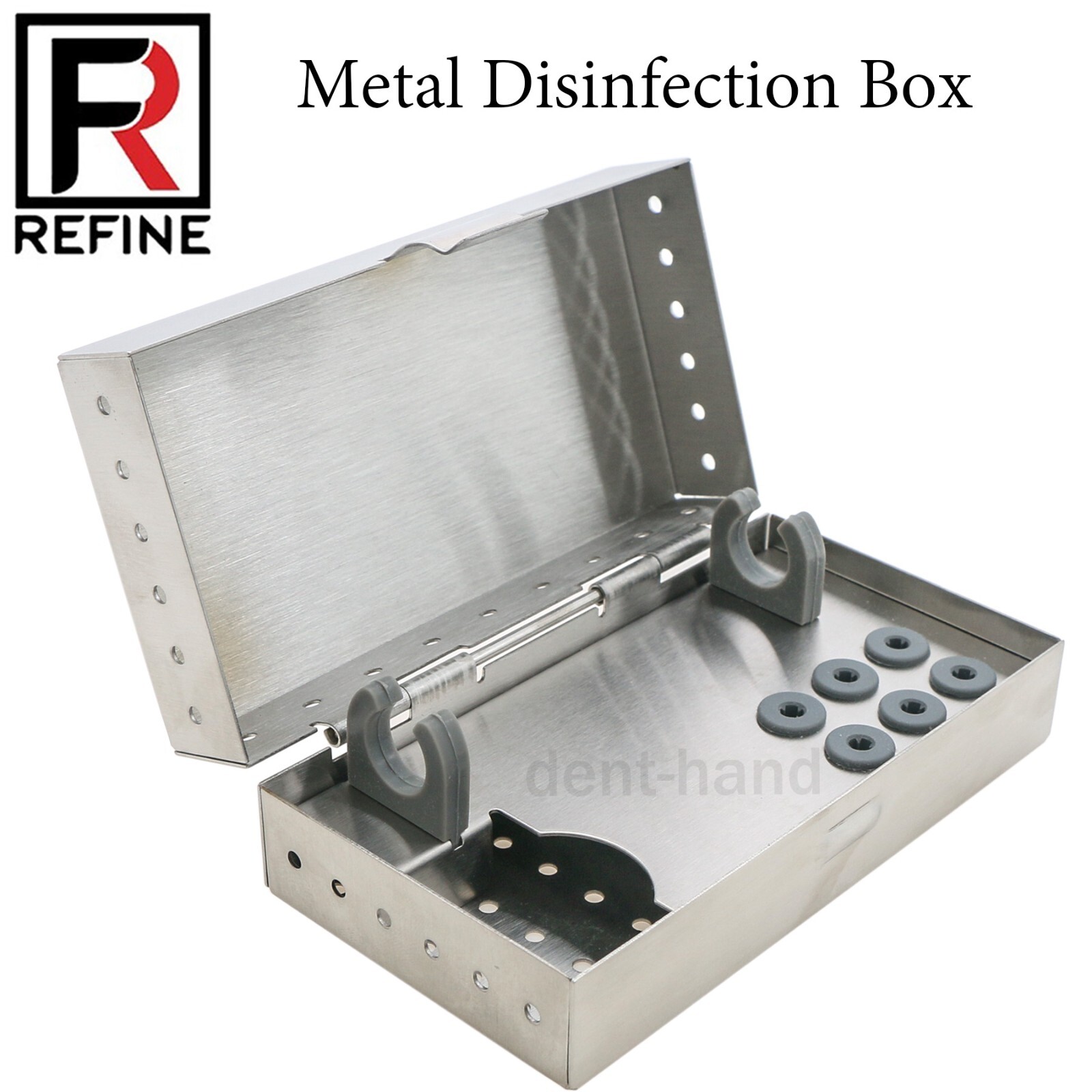 Refine Metal Disinfection Box Autoclavable at 135℃ for Dental Ultrasonic Scaler