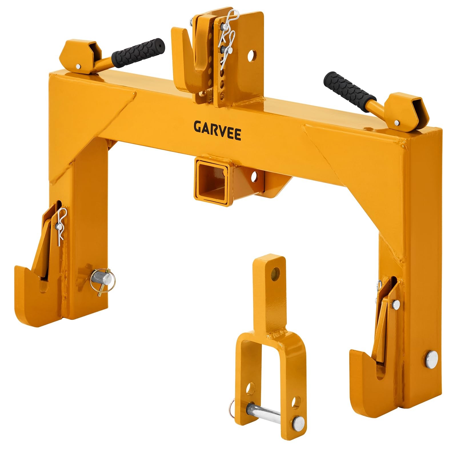 3Point Quick Hitch w/Versatile Adapter 2″ Receiver for Category 1 Tractor 3000lb
