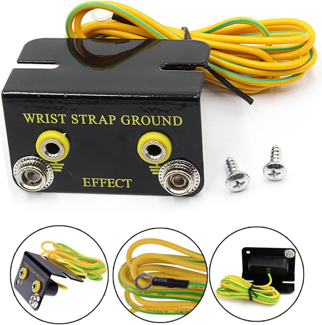4 Pack L – Style ESD Wrist Strap Grounding Kit-Static Protection for Electronics