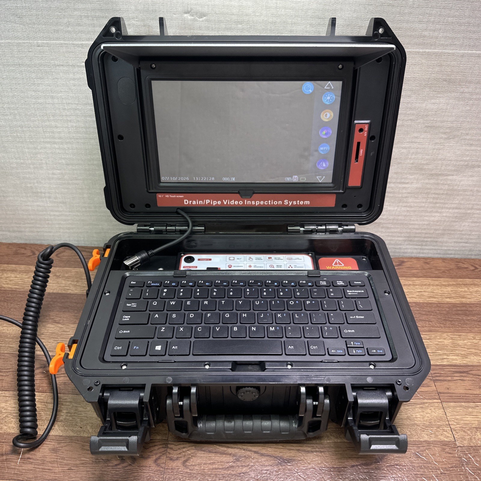 VEVOR Sewer Camera 165ft Inspection System 10.1″ Touchscreen WP9612FT/ READ