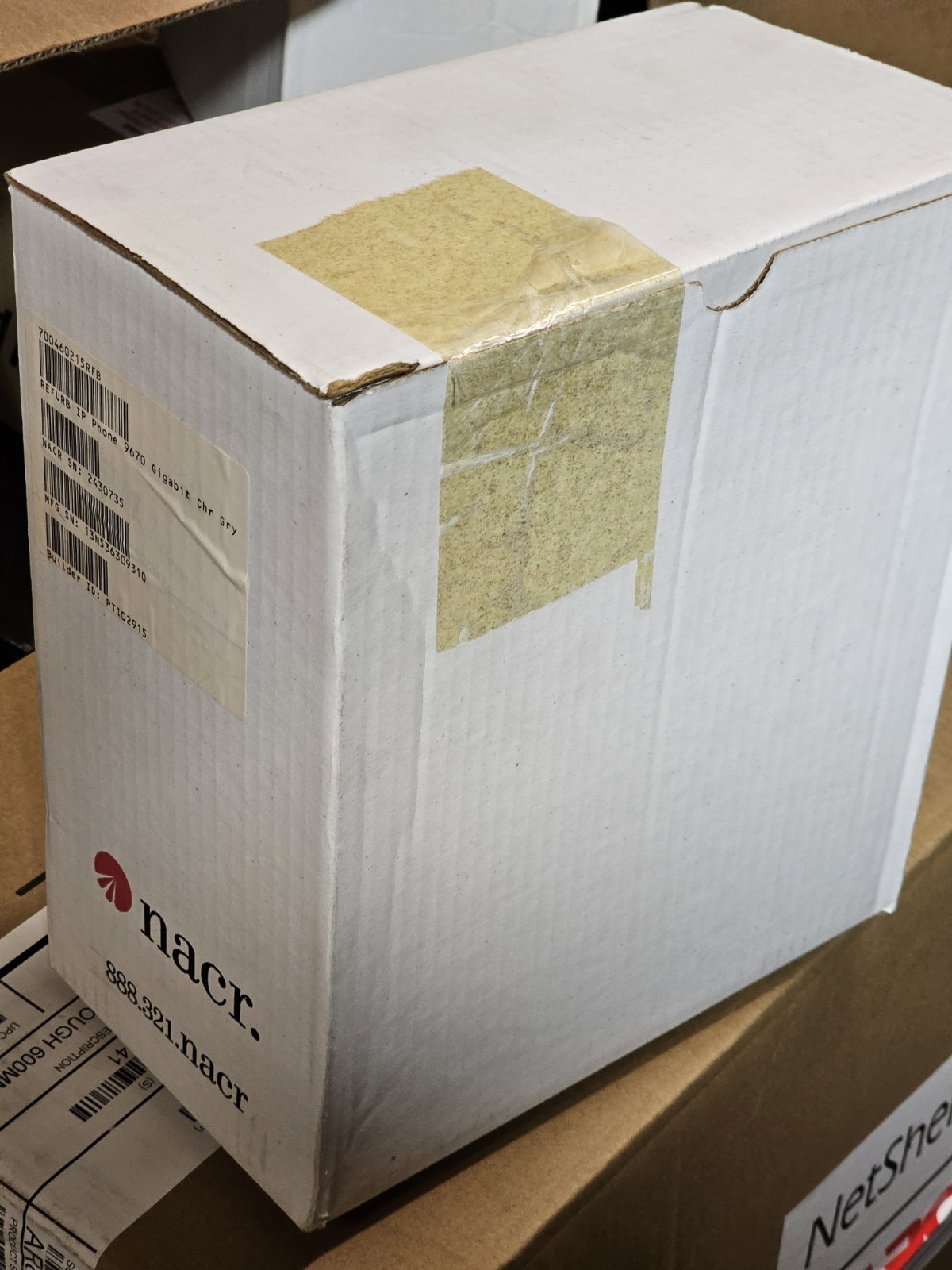 Avaya 9670G Gigabit IP Phone/Charcoal 700460215 + Ethernet Cable & Stand in Box