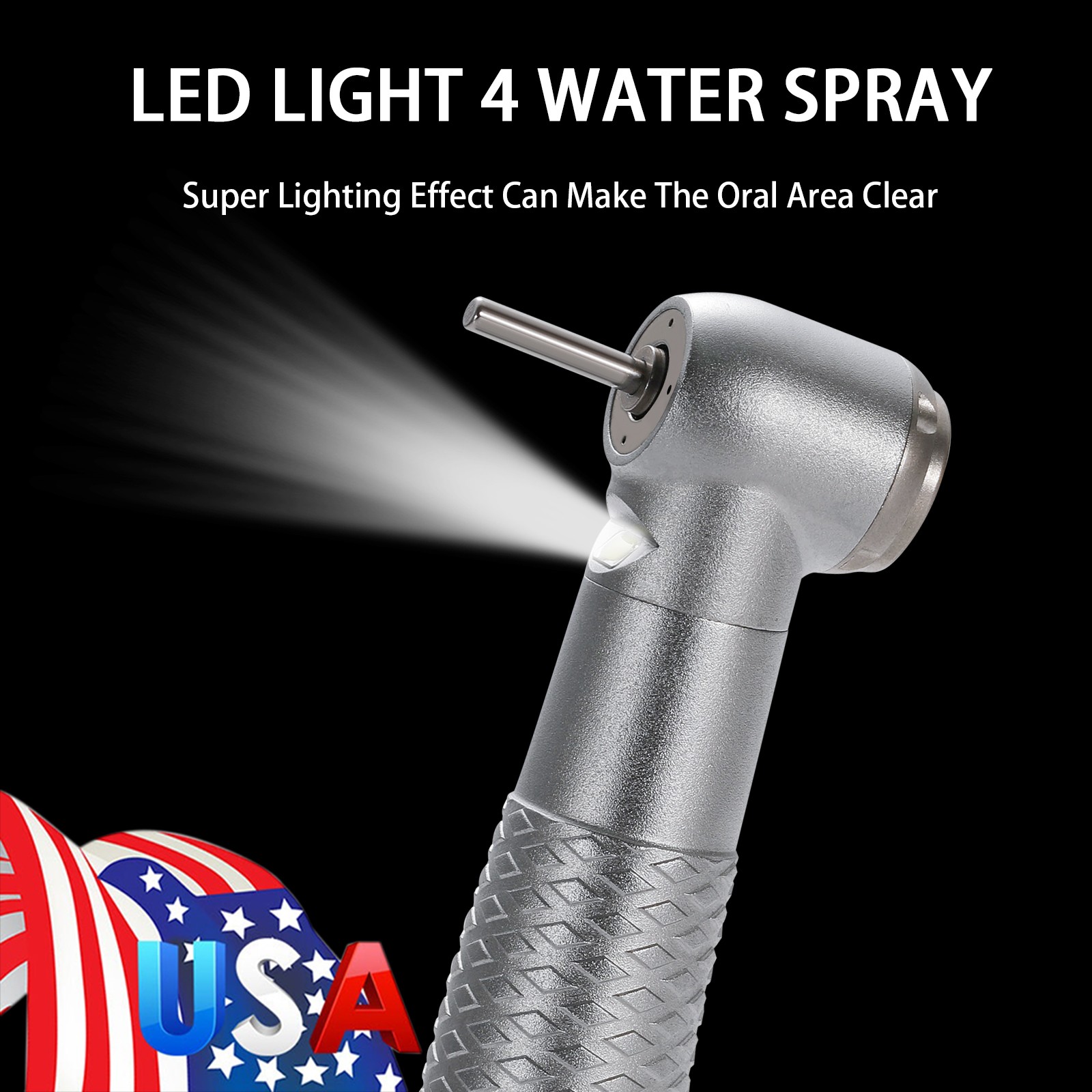 Dental LED handpiece integrate E-generator Handpiece 4H 4 water spray Electric