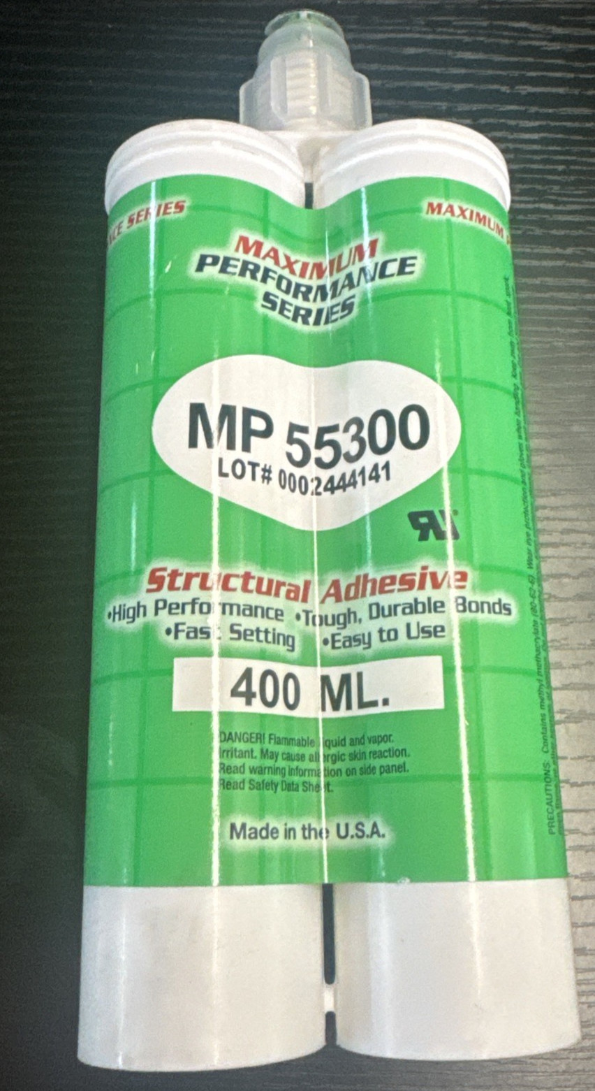 ASI MP 55300 High Speed Assembly Methacrylate (MMA) Adhesive 400 ML 1:1 Ratio