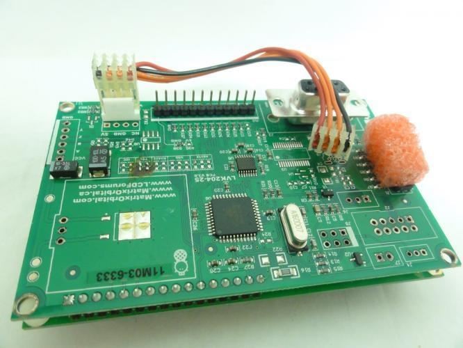 187360 New-No Box; Matrix Orbital LK204-25-WB LCD Display Module; 4.75V~5.25V