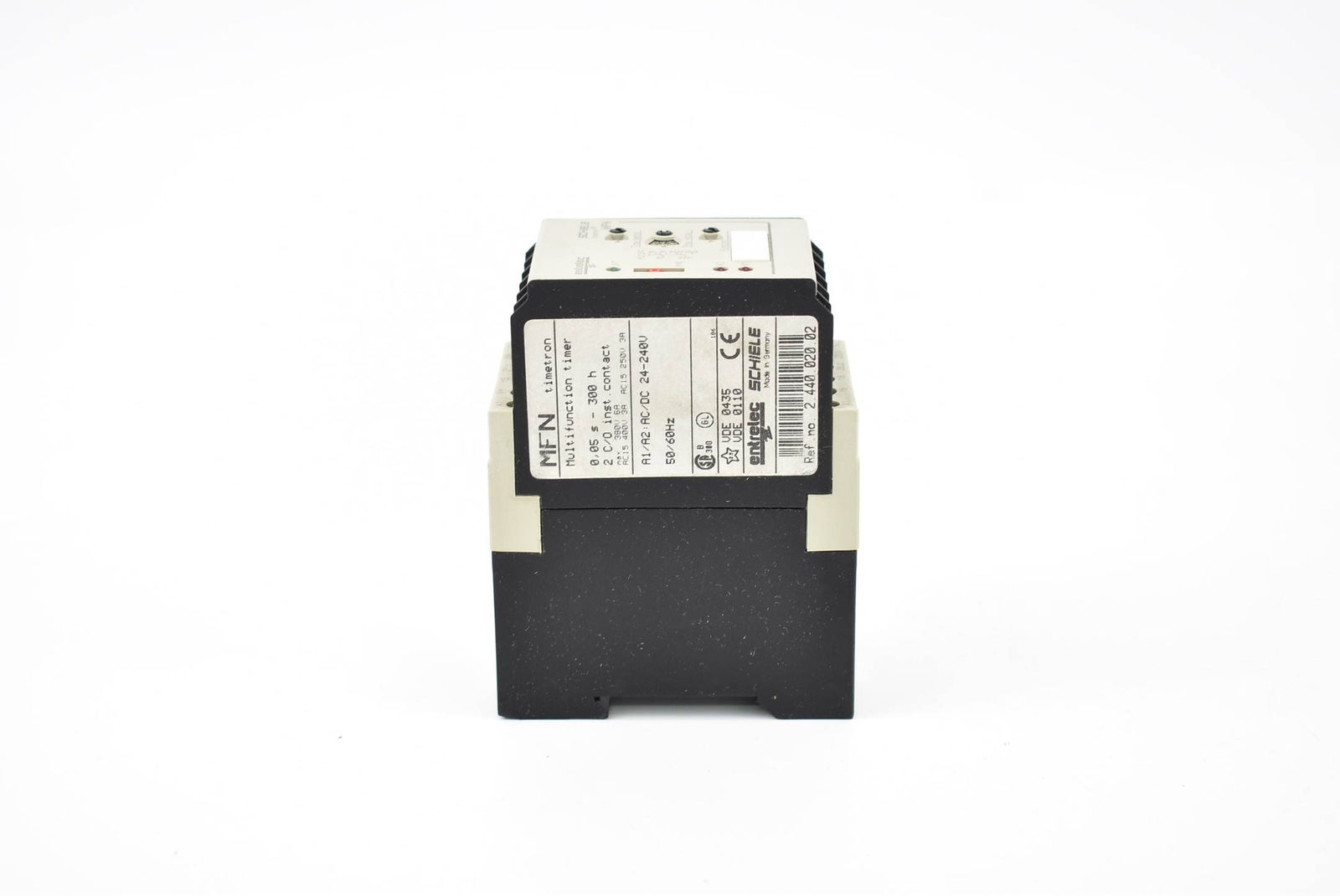 Schiele entrelec MFN multifunction relay 0.05s-300h 380V 6A 2.440.020.02