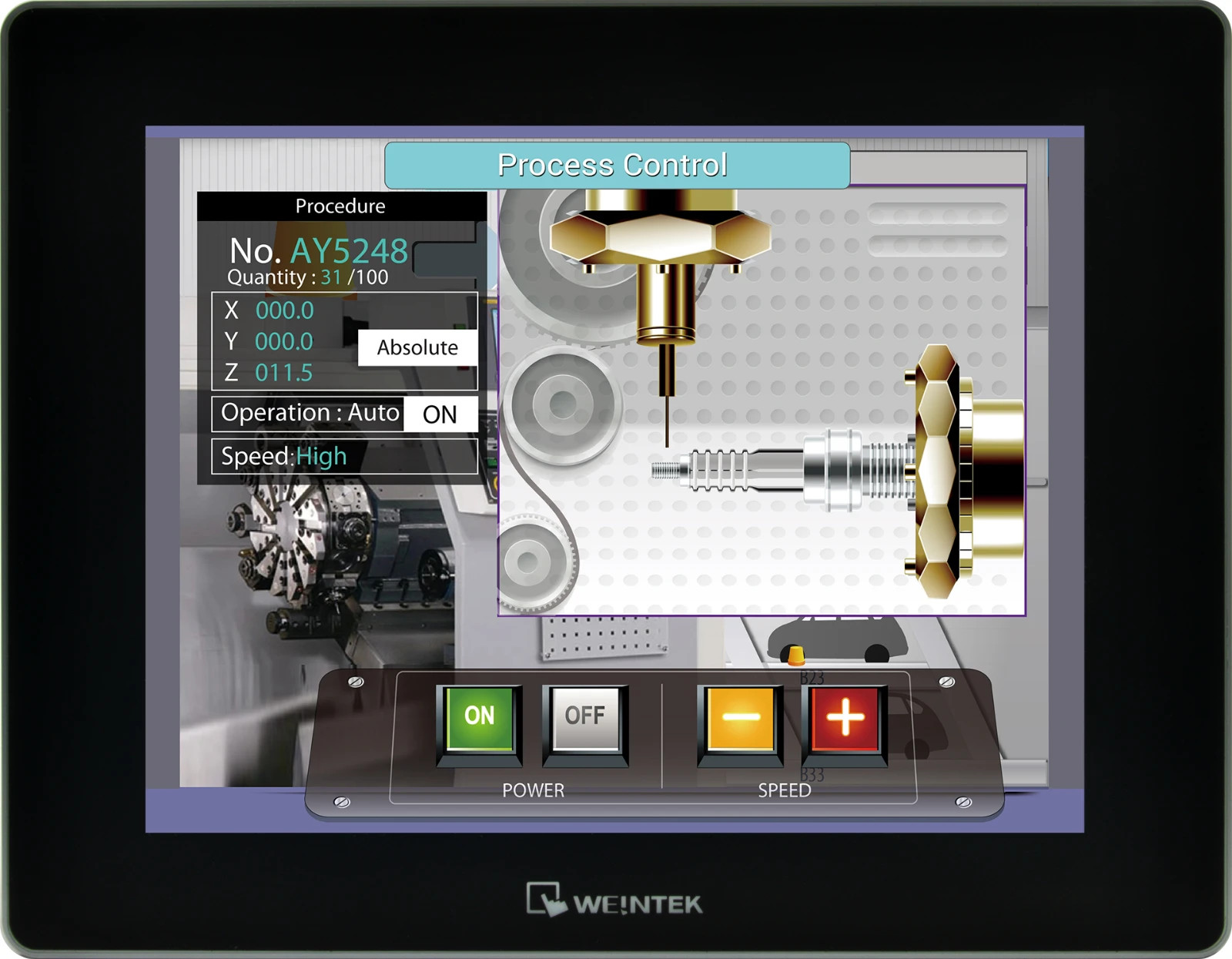 Weintek cMT3092X 9.7″ XGA TFT Touchscreen HMI Panel 1024×768