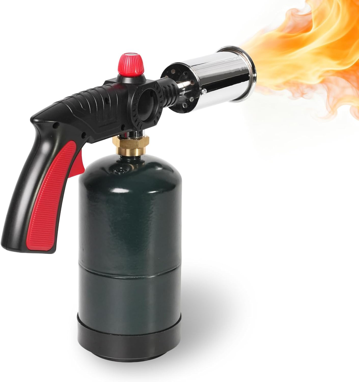 Heavy Duty Propane Torch 3272°F Adjustable Flame Weed Burner BBQ Culinary Torch