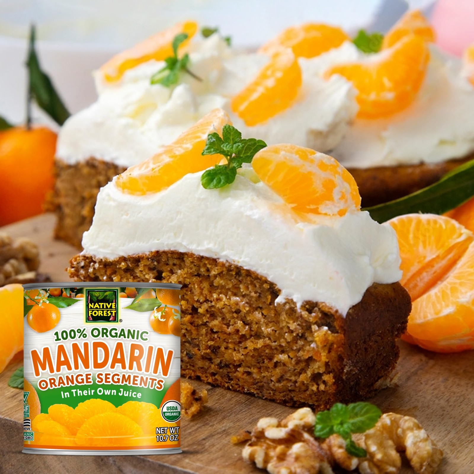 Organic Mandarin Oranges – 10.7 Ounce (Pack of 6)