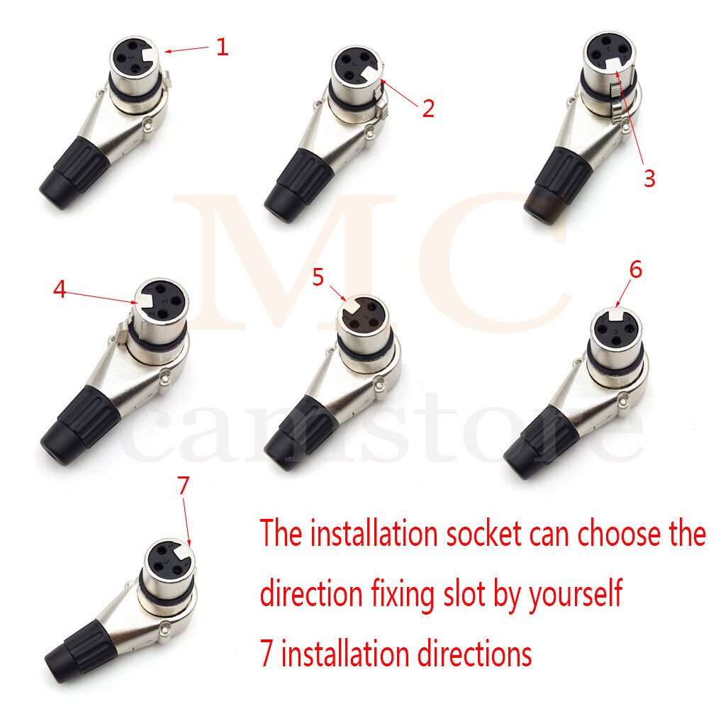 3-pin male XLR connector