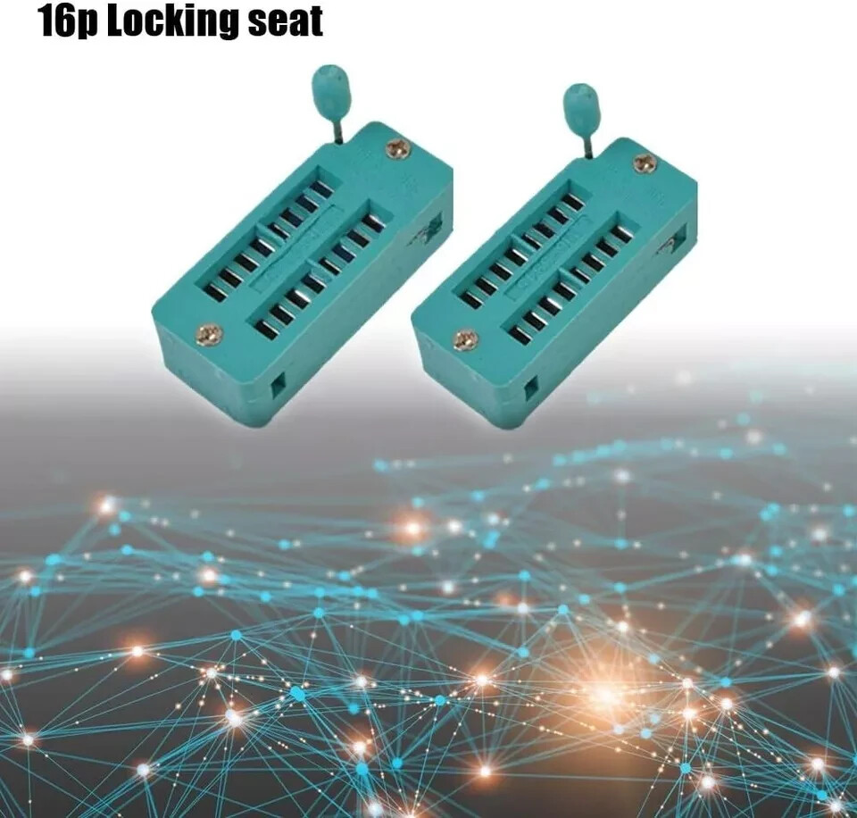 4pcs Zif 16pin 16 Pins Test Universal Ic Socket 16 Pin Dip Integrate Socket