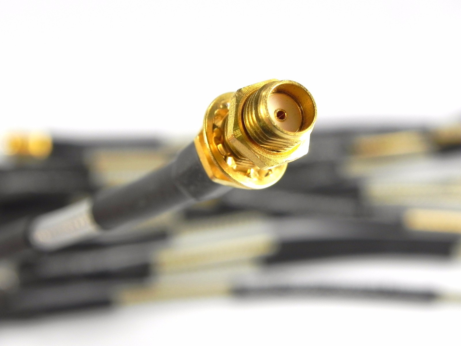 Astrolab 900 Cable, SMA M to SMA F Bulkhead F 8″ Semi Rigid Lot of 12