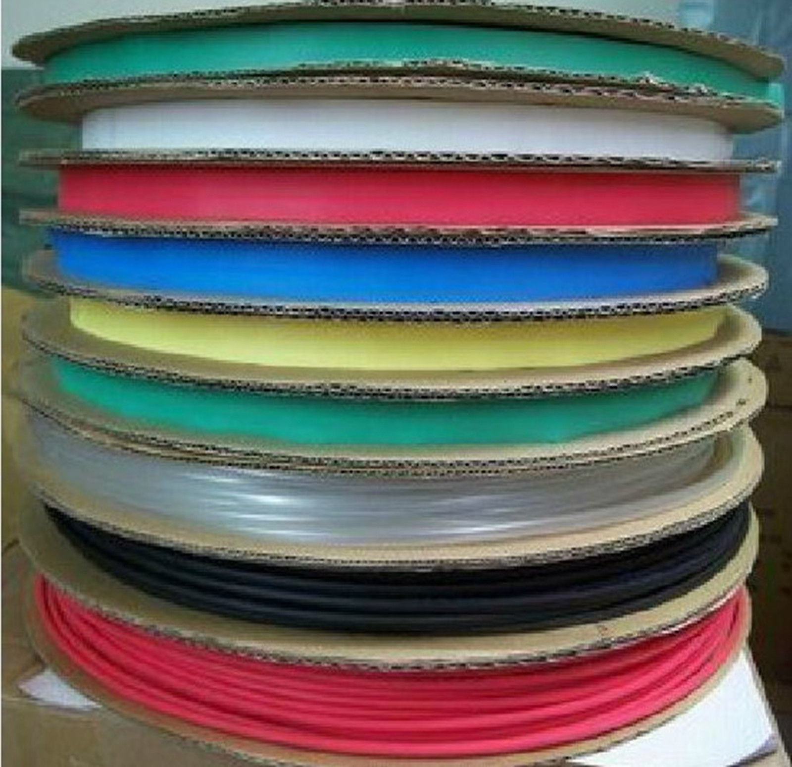 1Roll Dia. 1 2 3 4 5 6 8 10 ~ 30mm Heat Shrinkable Tube shrink Tubing L200/100M