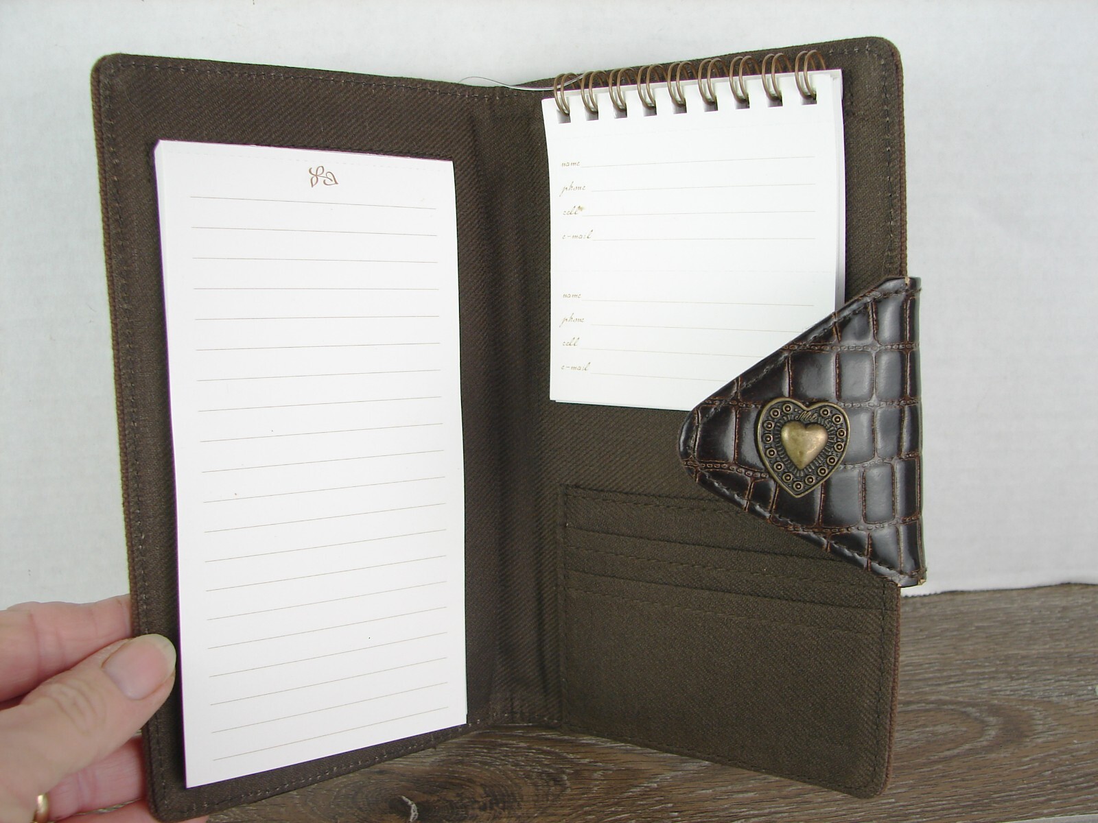 Notepad holder Pembrook Collection Wallet type