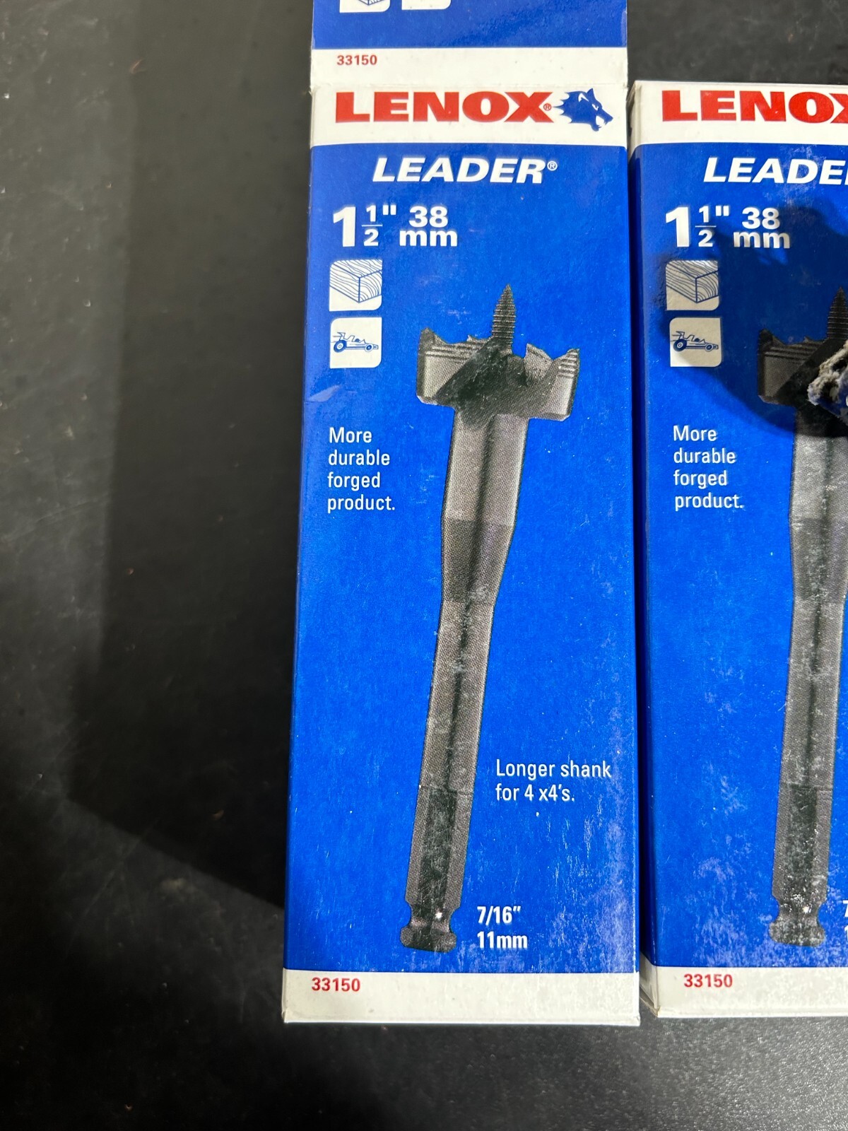 Lenox Drill Bits Self Feed Wood 1-1/2″ 38mm Bi metal NIB 33150 QTY (4)