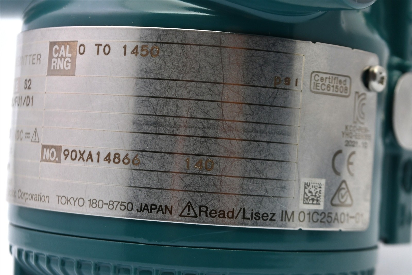 NEW Yokogawa Pressure Transmitter EJX530A w/ C13ST Valve Manifold