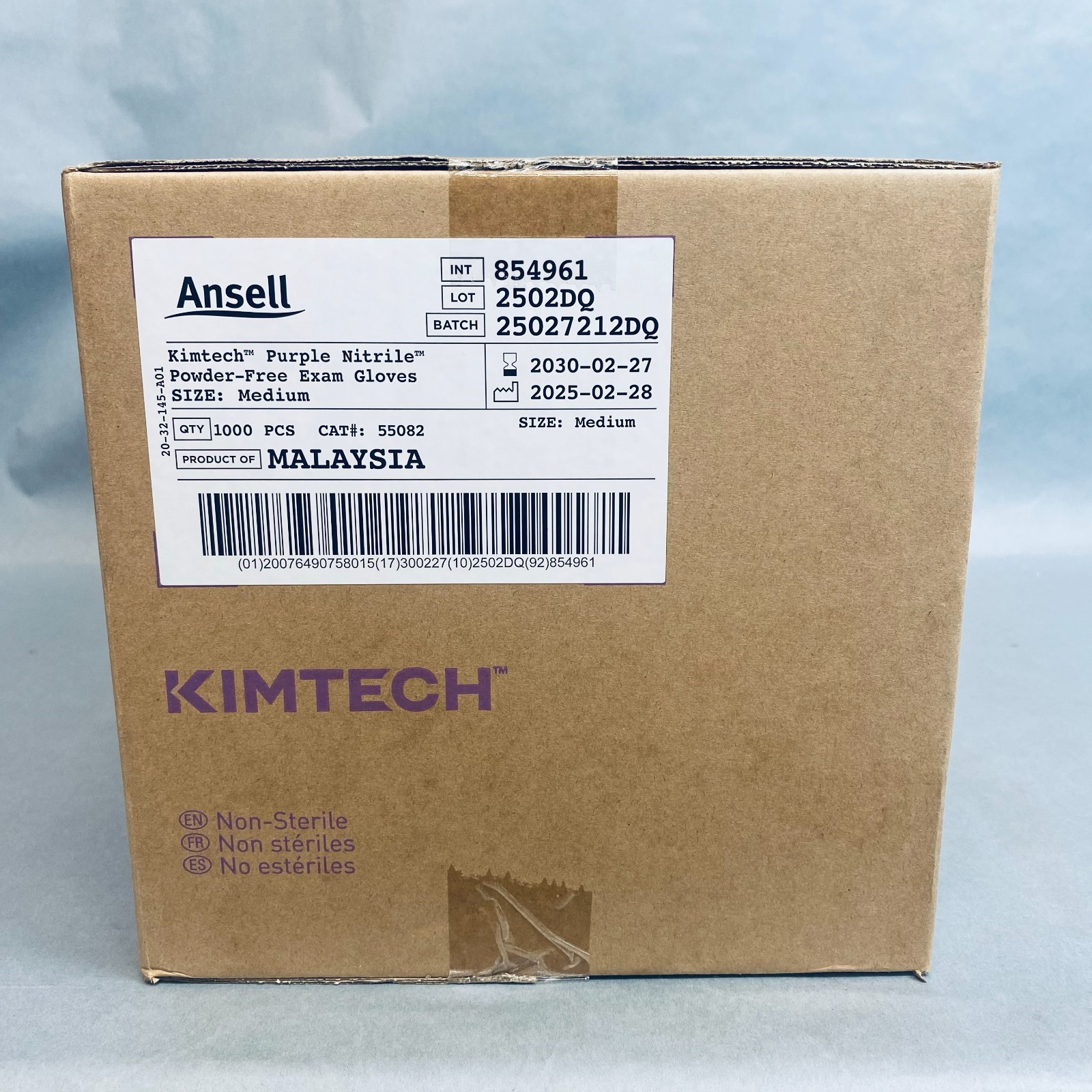 Kimberly-Clark Nitrile Exam Gloves Medium Powder Free 10 Boxes of 100 Gloves