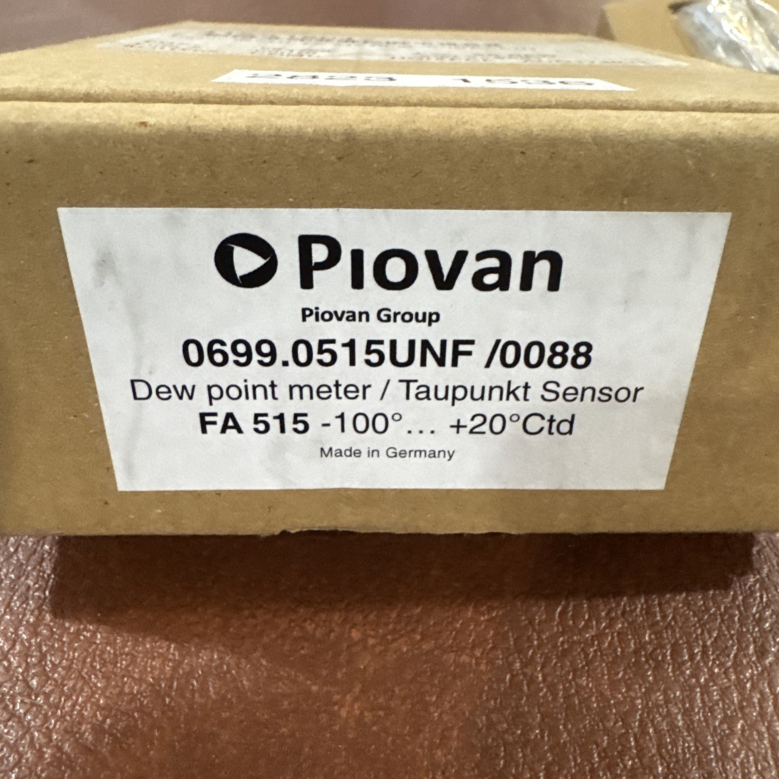 Piovan 0699.015UNF / 0088 Dew Point Meter / Taupunkt Sensor FA 515 – 100… +20Ctd