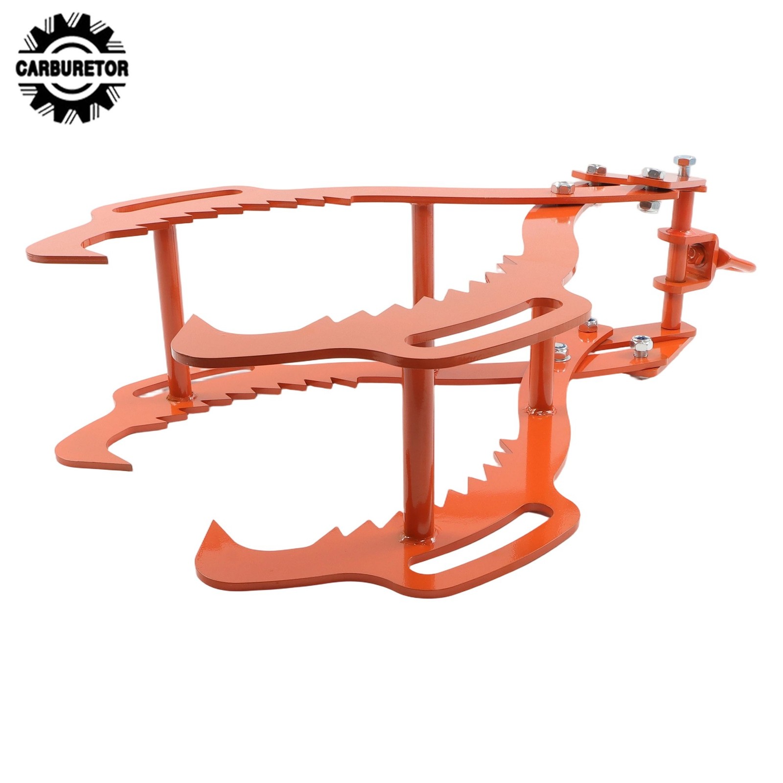32 in Log Lifting Tongs 4 Claw Steel Swivel Dragging Tongs For Lifting & Felling