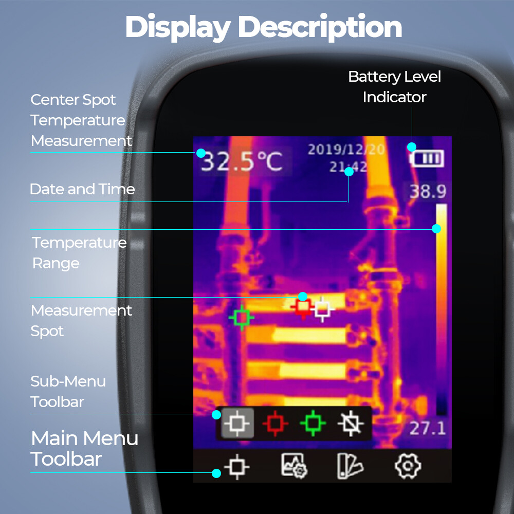 TOPDON Thermal TC001 PLUS Compact Night Vision USB-C Thermal Imaging Camera