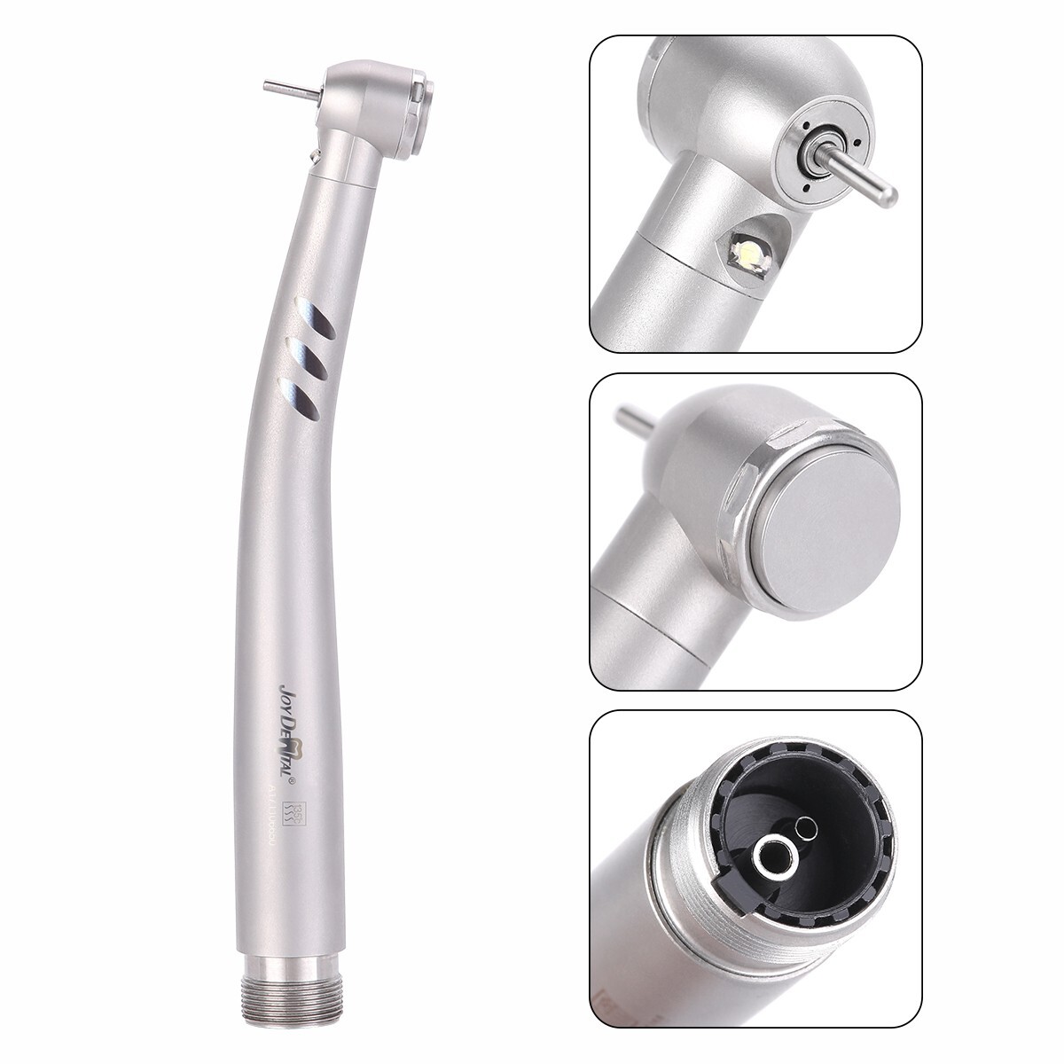 AZDENT Dental E-generator LED High Speed Handpiece /With 4 Hole Quick Coupler