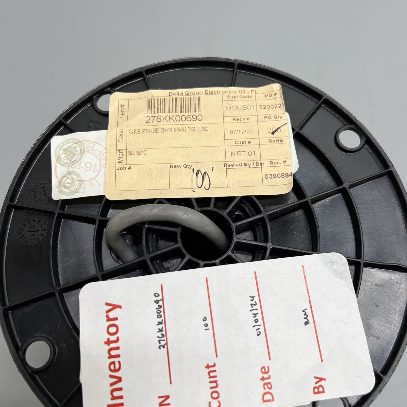 BELDEN 9807-060-100 / 9807060100 Stranded Cable 28AWG 5 Pairs 7×36 UL2960