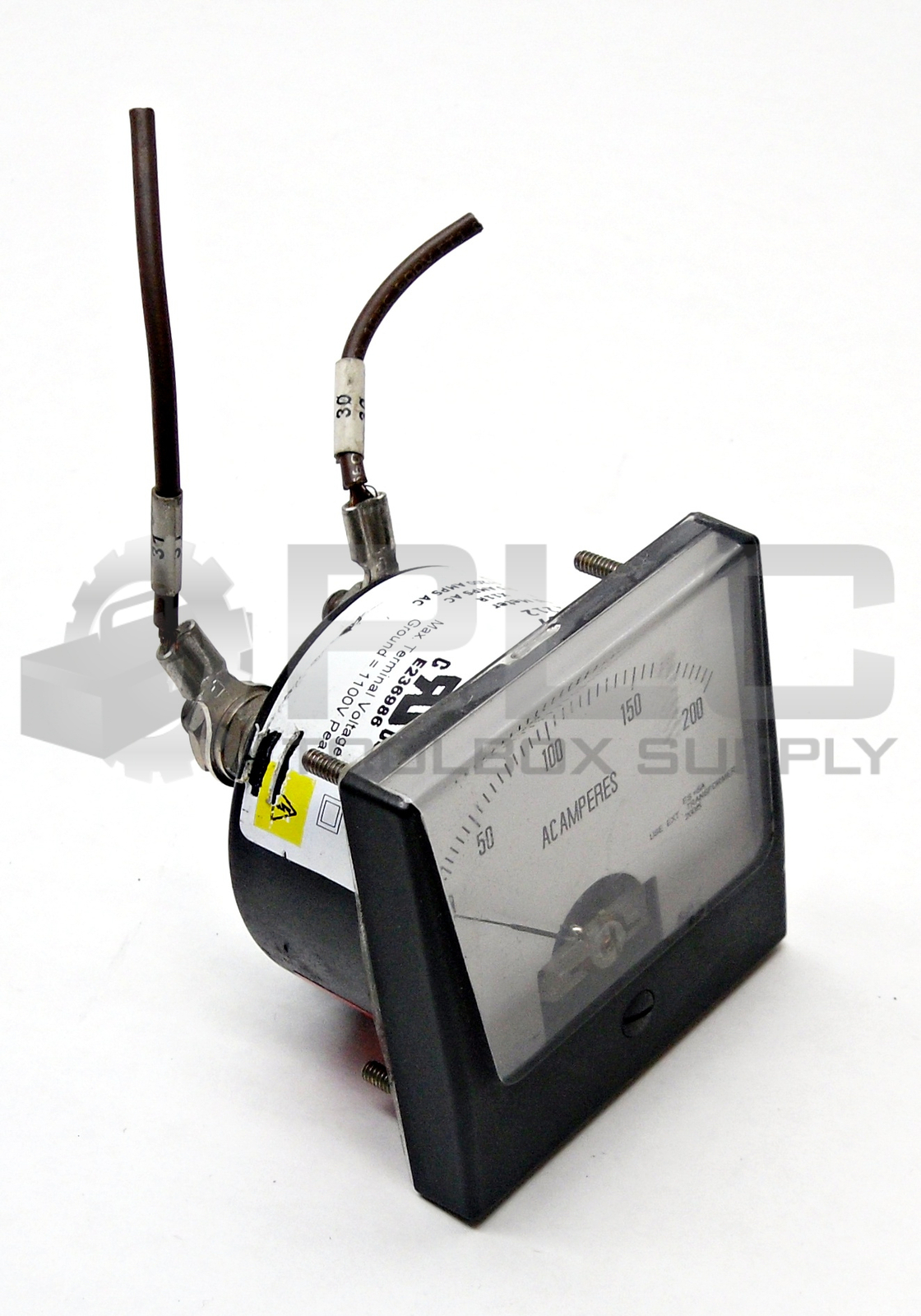 RISH VISTA 12G397 ANALOG PANEL METER 50/60HZ 0-200AMPS AC
