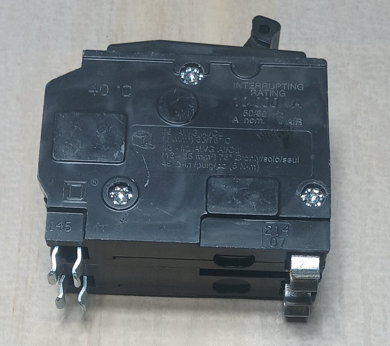 Square D QO260 60 Circuit Breaker