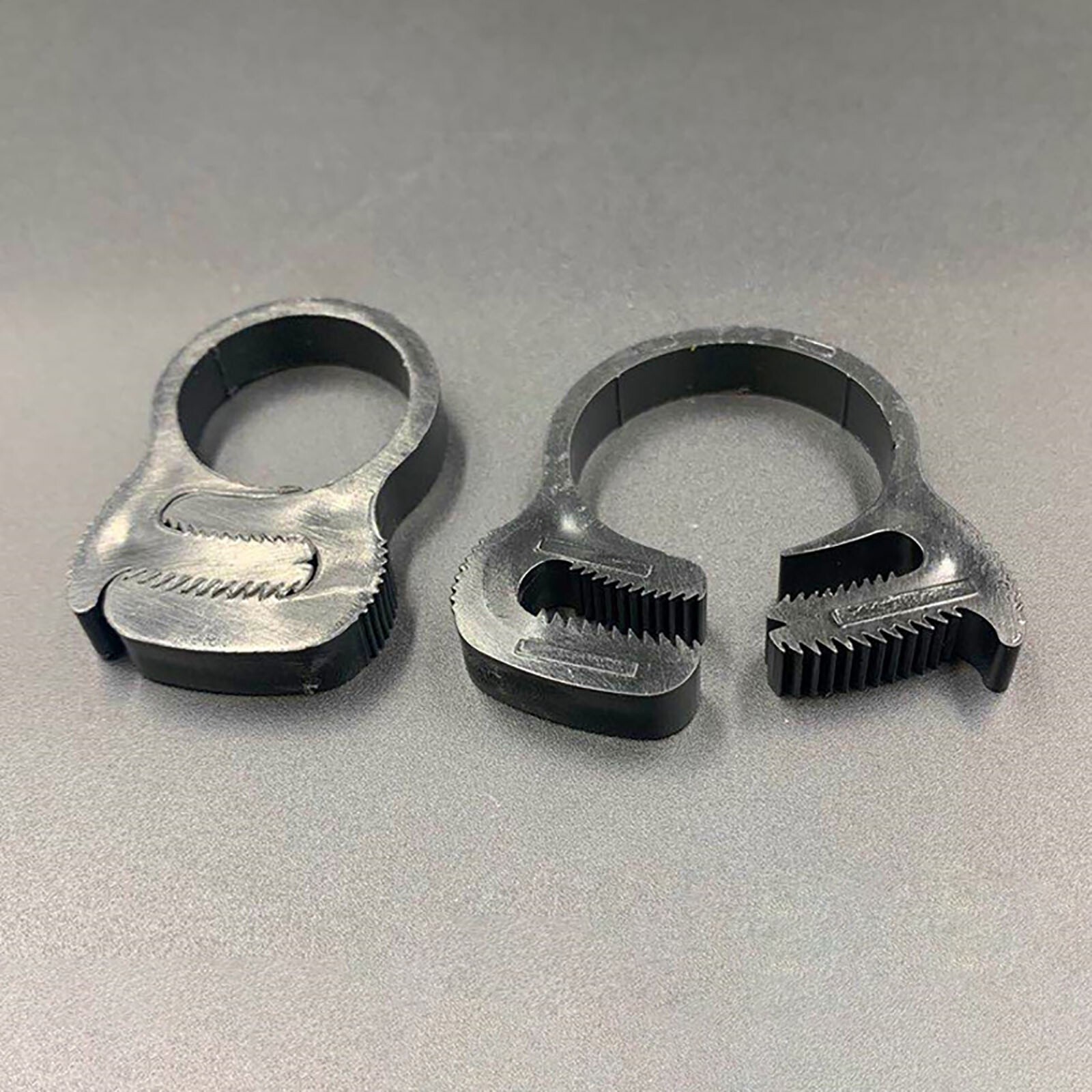 Black 10.4mm-69mm Nylon Clip Nylon Snap Fit Plastic Ratchet Clamp Hose Clamp