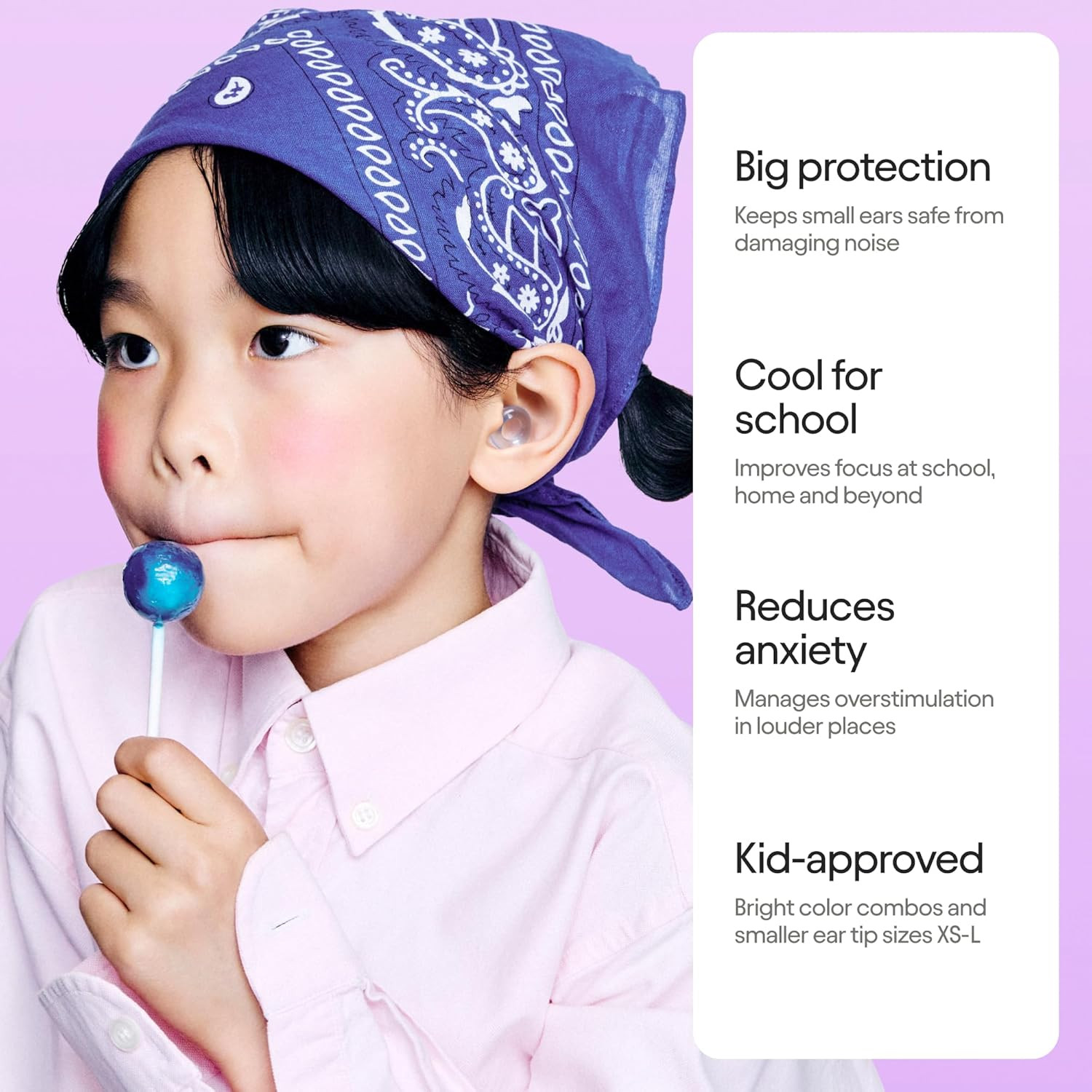 Loop Engage Kids 2 Ear Plugs (6-12Yrs) – Reusable Everyday Noise Relief for Kids