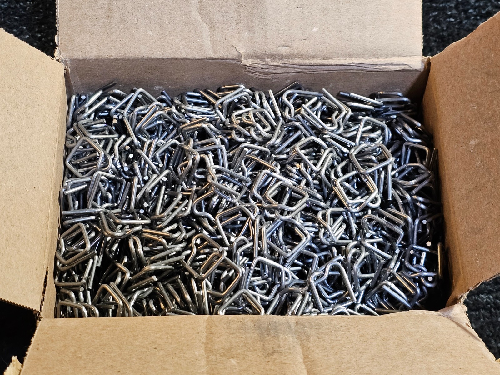 (QTY 1000) Pac Strapping 1/2 Steel Wire Buckles for 1/2 Polypropylene Strapping