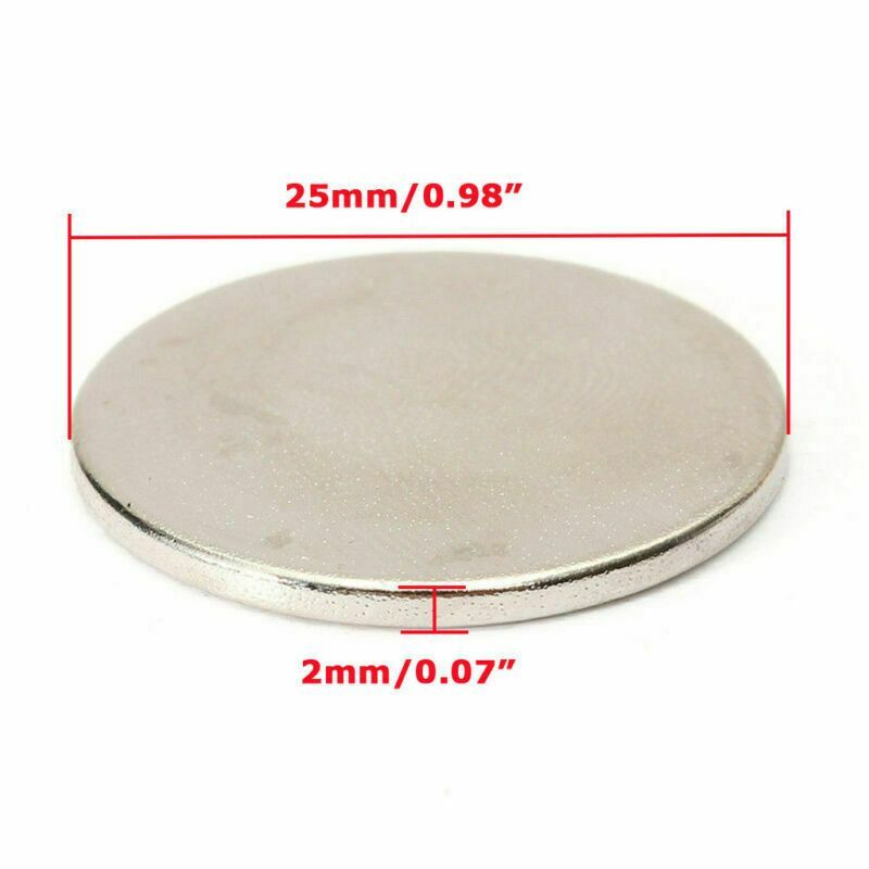 Lot Super Strong Round Disc N35 Magnets Rare Earth Neodymium 25mm x 2mm