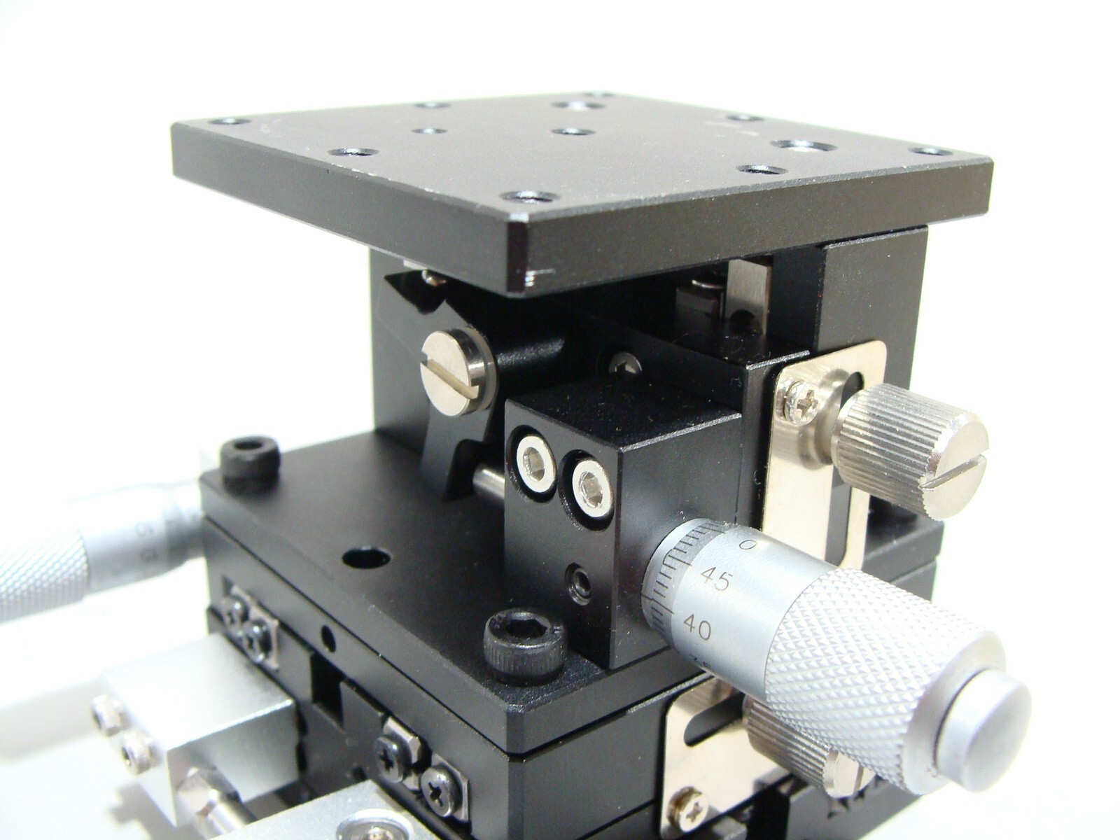 1 x Right-Handed Micrometer XYZ Translation Stage 60x60mm Cantilever Z-Axis