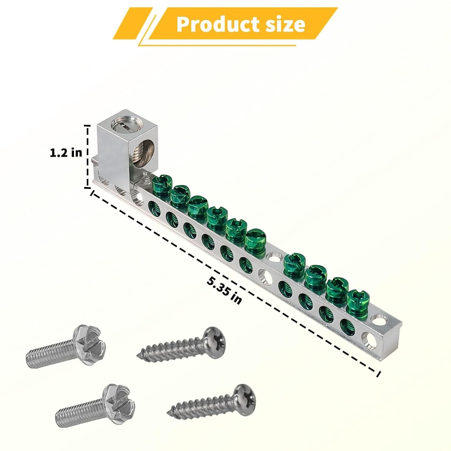 Ground Bar Kit for Eaton BR and CH Series Load Centers | 10 Terminal Groundin…