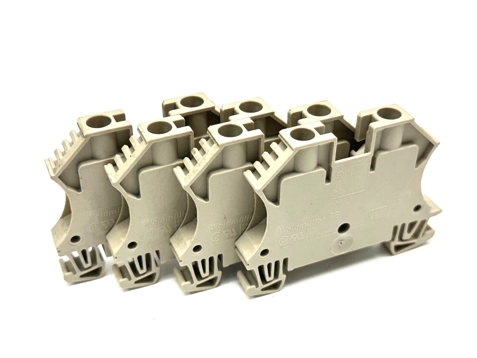 Weidmuller 1020200000 WDU 6 Terminal Block 41A 800V LOT OF 4