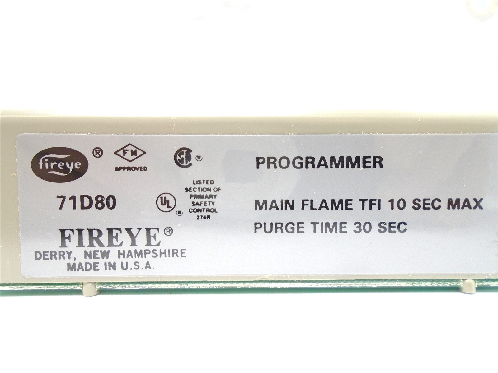FIREYE – 71D80 – D-Series PROGRAMMER Use w/70D10/70D20/70D30 (NEW in BOX)