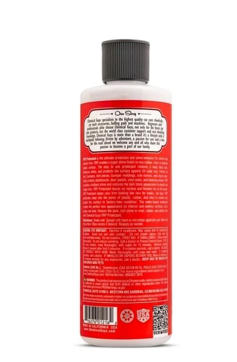 Chemical Guys VRP (Vinyl/Rubber/Plastic) Super Shine Dressing – 16oz (P6)