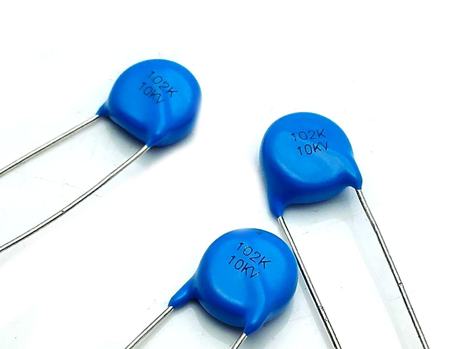 US Stock 10pcs Ceramic Disc Capacitors 1000pf 1nf 0.001uf 102 10000V 10KV