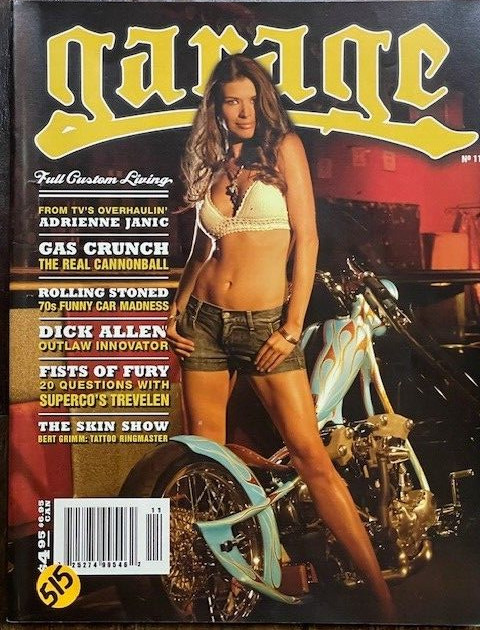 GARAGE MAGAZINE ISSUE# 11 BY JESSE JAMES 108 PAGES SOFTCOVER