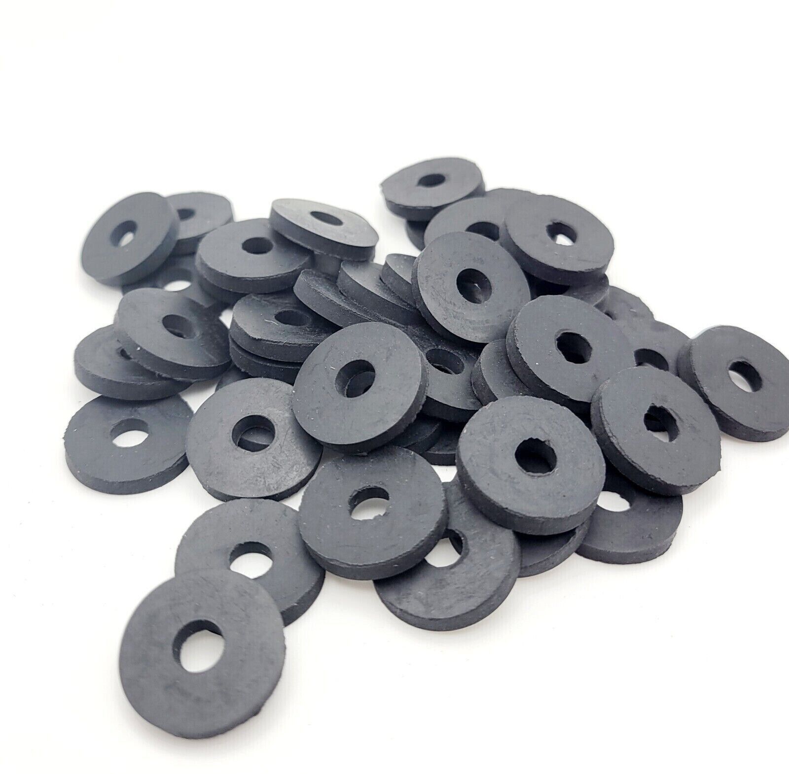6mm ID Rubber Flat Washers 19mm OD 3mm Thick EPDM Sealing Spacers 6 x 19 x 3