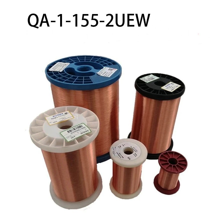 QA-1 2UEW Enameled Copper Magnet Wire 1kg 0.06-1.5mm Coil Winding Reel DIY Use