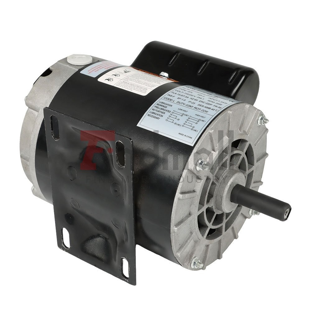 2HP SPL Compressor Duty Electric Motor 3450 RPM 56 Frame 5/8″ Shaft 115/230V New