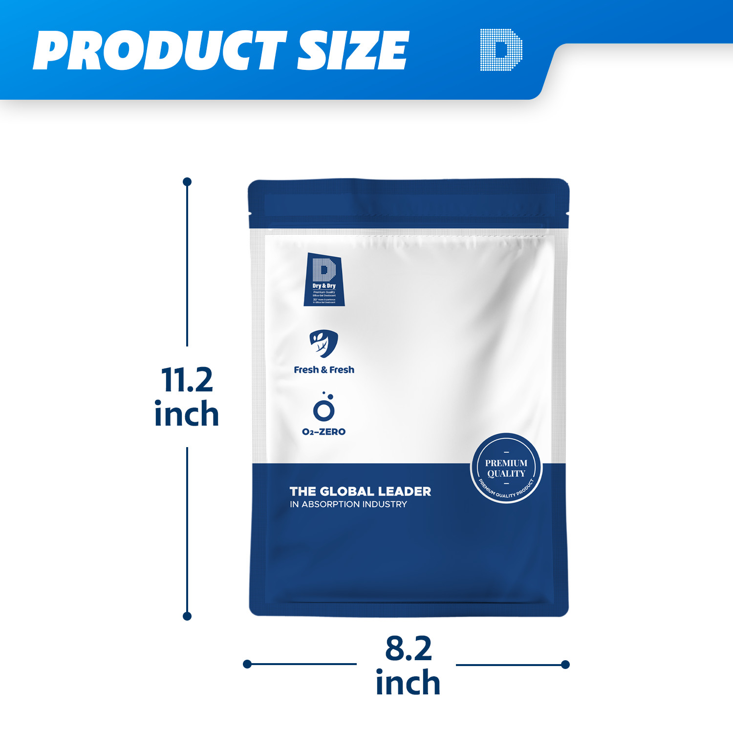 5 LBS «Dry & Dry» High Quality Pure White Silica Gel Desiccant Beads