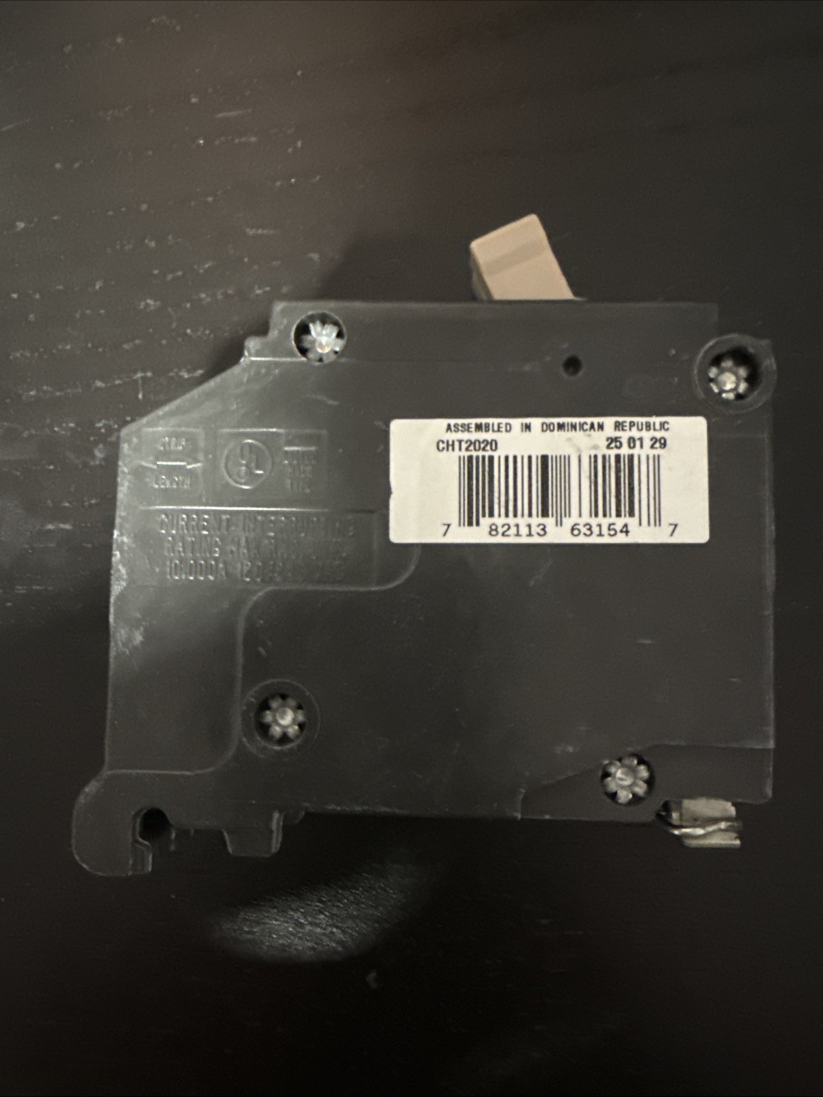 Eaton CHT2020 20 Amp Tandem Circuit Breaker