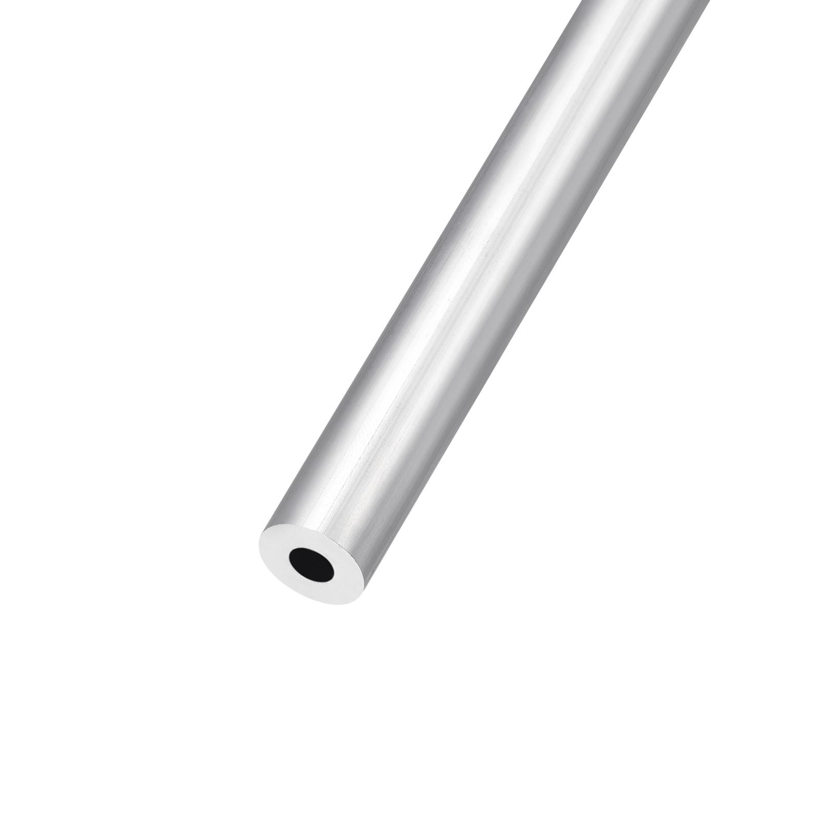6063 Aluminum Tube 12mm OD x 5mm ID x 300mm L for Home Furnishing