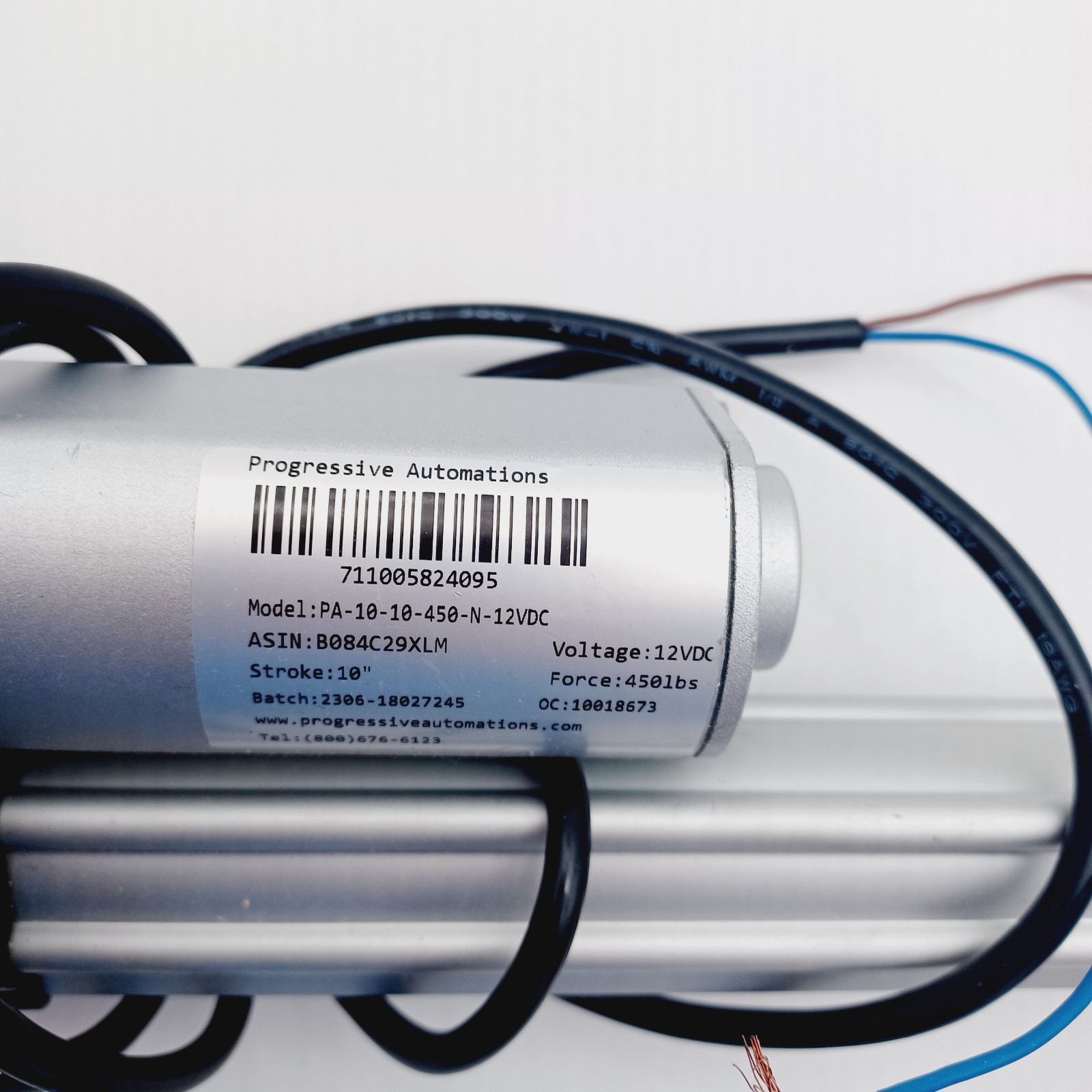Progressive Automations PA-10 series linear actuator model PA-10-10450N 12VDC