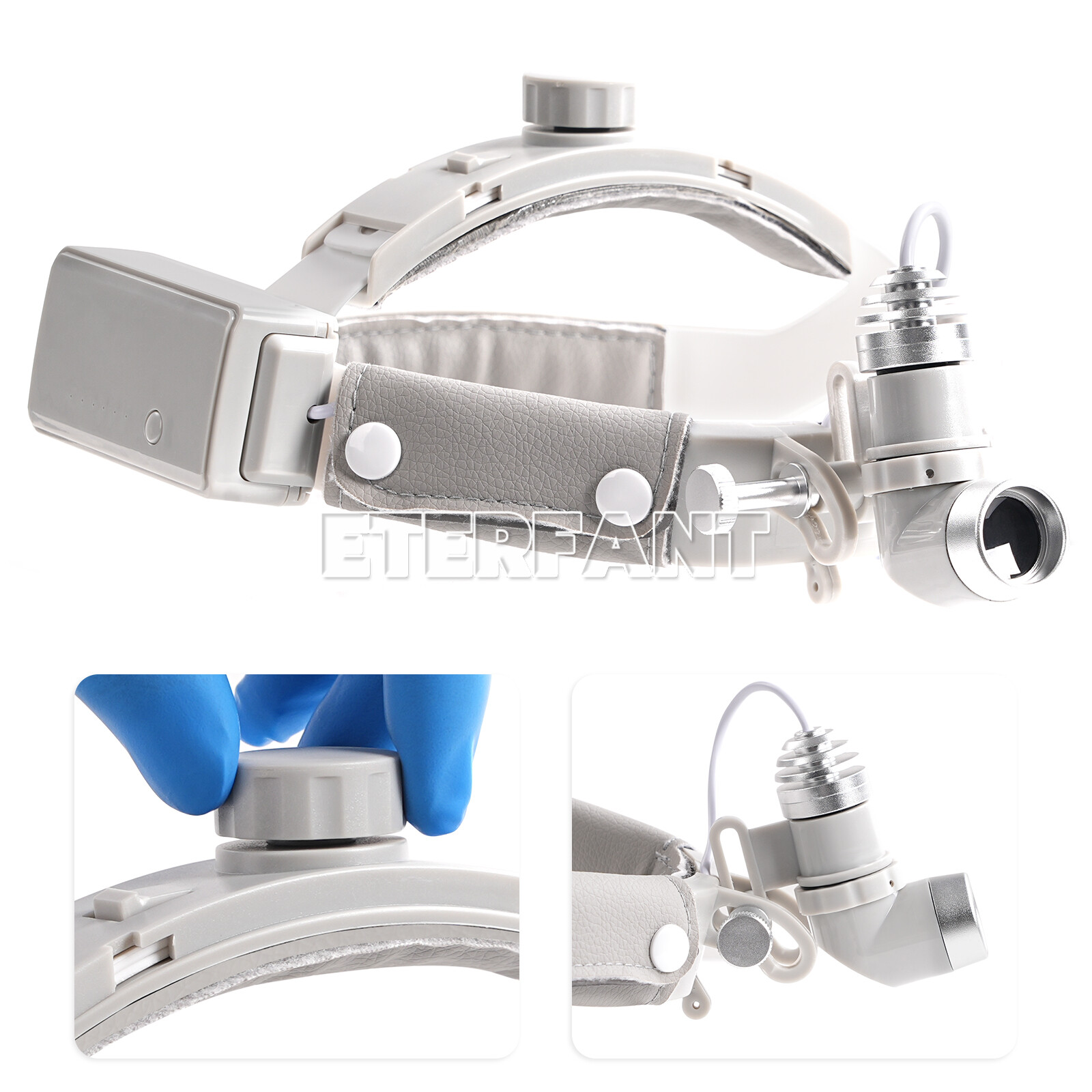 10W LED Dental Medical Headband Head Light Good Light Spot ENT Specific Headlamp