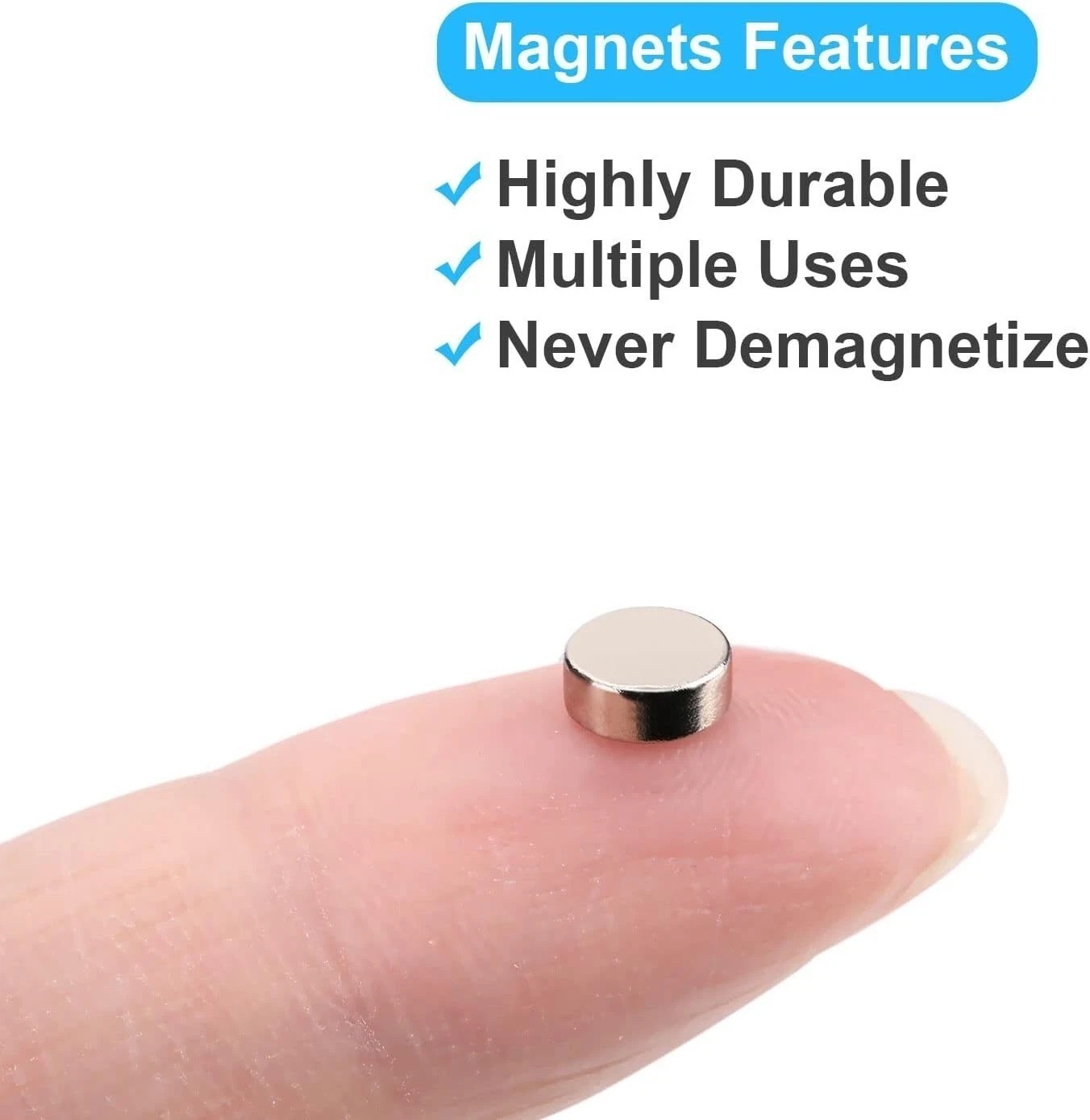 100 Pcs Small Magnets 5×2 mm Neodymium for Crafts