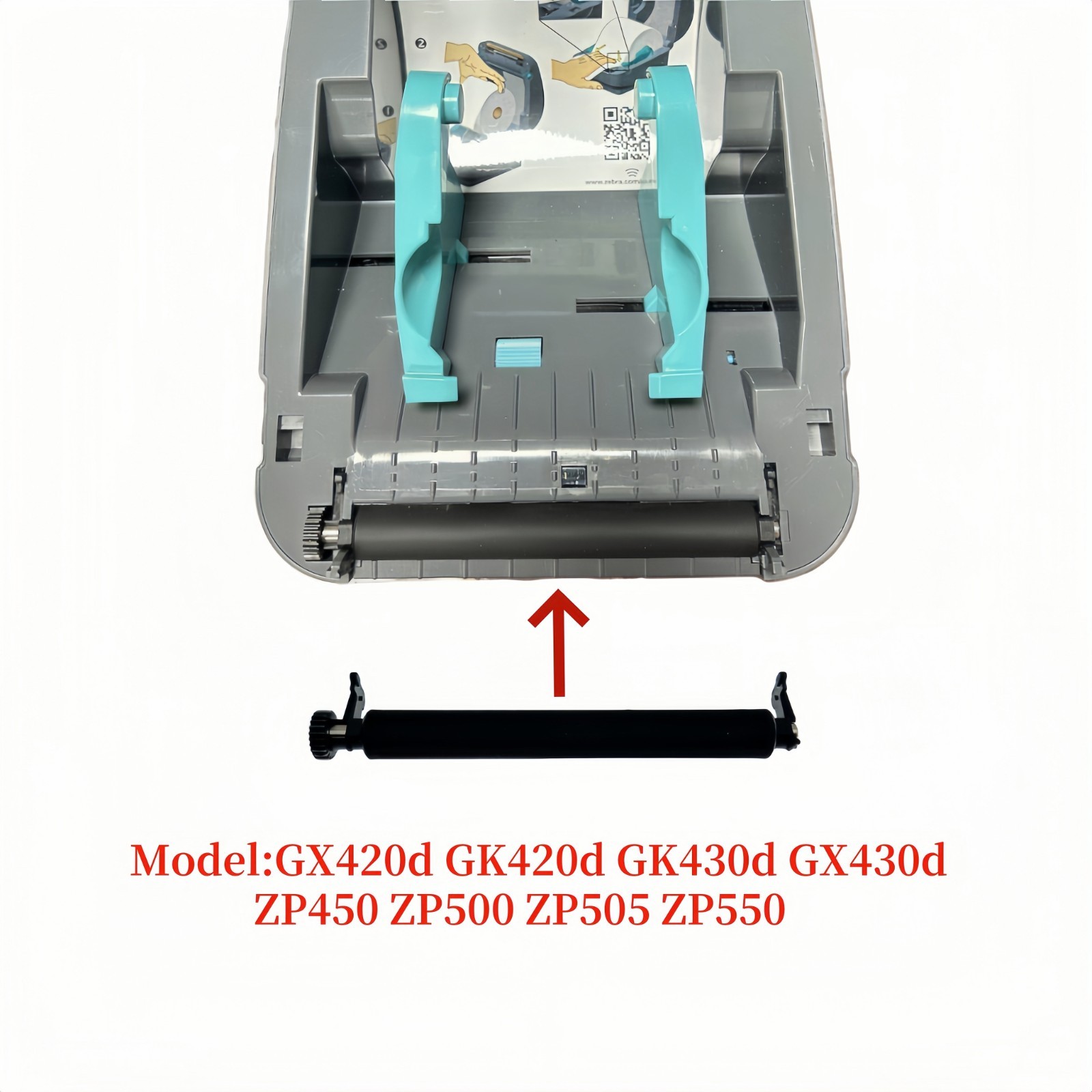 105934-034 Feed Platen Roller Kit for Zebra GK420d GX420d GK430d GX430d ZP450